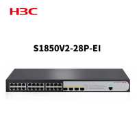 新华三 S1850V2-28P-EI 24口千兆电+4千兆光纤口二层Web网管交换机 台