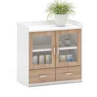 黎明 办公家具茶水柜矮柜板式文件柜简约边柜地柜员工柜 JBS-44 800*400*800mm