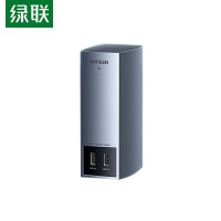 绿联Type-C桌面立式扩展坞USB-C转HDMI/VGA千兆网口4K双屏同显转接头 60345