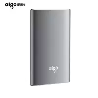爱国者(aigo)S02 500GB USB3.1 移动固态硬盘(PSSD) 金属抗震防摔 高速读写