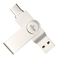 爱国者(aigo)U356 64GB手机U盘Type-C USB3.1双接口手机电脑用 银色炫酷高速款