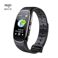 爱国者(aigo)R6511 32G腕式录音笔 专业录音器一键录音高清降噪录音 MP3播放器 学习采访会议黑色