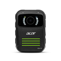 宏碁(acer) DSJ-T3 执法记录仪 便携1296P红蓝灯红外夜视黑色 64G
