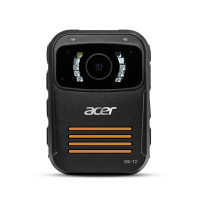 宏碁(acer) DSJ-T2 执法记录仪 便携1296P红蓝灯红外夜视黑色 128G