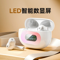 爱国者(aigo)真无线蓝牙耳机TW33白色 入耳式耳机 音乐运动游戏耳机蓝牙5.4 适用苹果华为小米手机