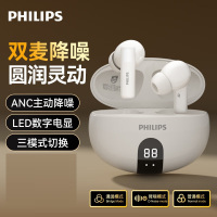 飞利浦(PHILIPS)TAT3559白色 新款蓝牙耳机入耳式真无线蓝牙耳机运动男女士款高音质长续航