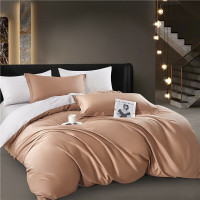 紫罗兰 VIOLET全棉纯色抗菌四件套 200cm*230cm 深咖