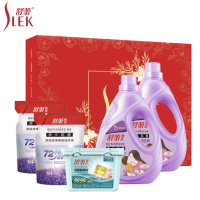 舒蕾 秋硕·家清五件套 轻柔洗衣液1.5kg*2/洗衣凝珠30颗/香氛洗衣液500g*2