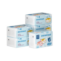 美穗吉家 柔韧亲肤抽纸原生竹浆湿水不易破卫生纸纸巾餐巾 390张/3层 130抽*6包/提