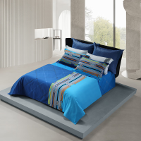 水星家纺全棉磨毛四件套都尚-200cm*230cm(抗菌)