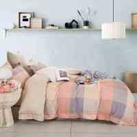 蚕花娘娘 米格鲁-桔 生态印花全棉四件套200CM*230CM