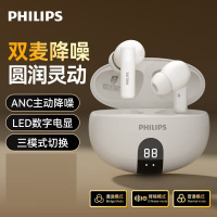 飞利浦(PHILIPS)TAT3559白色 新款蓝牙耳机入耳式真无线蓝牙耳机运动男女士款高音质长续航