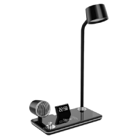 塞尔兰斯(Sayrelances)Z10 音响 闹钟无线充台灯四合一 黑色