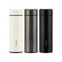 爱奇屋 AI-D190 乐驰保温杯 内304不锈钢 400ML 白色黑色灰色备注可选
