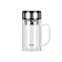 爱奇屋 AI-D163 茶韵 高硼硅玻璃茶杯 380ML