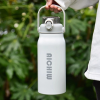 爱奇屋 AI-L66 畅享 黑色手拎保温杯 内304不锈钢 1200ML