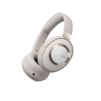 Cleer ALPHA头戴式砂砾白智能降噪耳机主动降噪超长续航无线蓝牙耳机适配苹果IPhone17