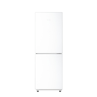 美的冰箱家用租房宿舍双门小户型白色小冰箱186升一级能效省电低音节能风冷无霜MR-196W极地白 2204