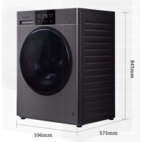 松下全自动滚筒洗衣机羊毛洗羽绒服洗户外服洗一级能效 XQG100-E11M