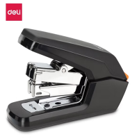 得力(deli) 省力型订书机/订书器/办公家用学生定书机/定书器 黑色 0370