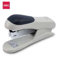 得力(deli)便携订书机 可爱卡通小型订书器 迷你订书机小号学生用 白色 0305