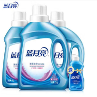 蓝月亮 洗衣液8斤洁净套装 机洗 薰衣草香2kg*1+1kg*2+80g