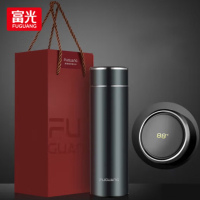 富光(FUGUANG) 智轩温显杯 304不锈钢内胆带数显保温杯 FGZ2014-420ml