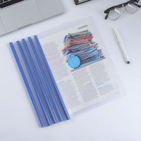 新绿天章0237 中号抽杆夹(9MM)足15C 蓝色装 10个/包(包)