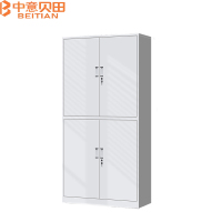 中意贝田 BT-G007 850*390*1800mm 办公室文件柜铁皮档案通双节文件柜