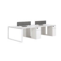 中意贝田 BT-Z202 办公室简约现代屏风员工财务桌 职员办公桌