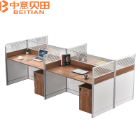 中意贝田 BT-W008 2400*1200*1100mm 简约现代屏风隔断职员办公桌