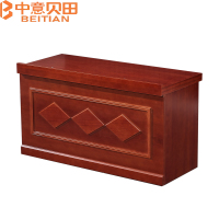 中意贝田 BT-Z857 1400*600*750mm 会议桌培训室演讲台领导发言台油漆实木皮菱形长条桌