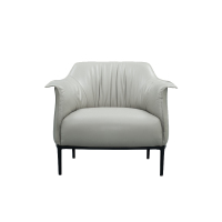 中意贝田 BT-S018办公家具办公室沙发简约商务会客接待休闲洽谈家具皮质