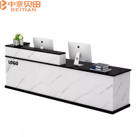 中意贝田 BT-QT002 吧台收银台简约现代公司前台接待台