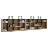 中意贝田 BT-G833 文件柜矮柜木质格子柜档案柜定制落地展示柜