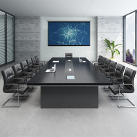 中意贝田 BT-ZZ456 4.8米会议桌长桌开会办公桌板式长方形公司会议室桌椅组合
