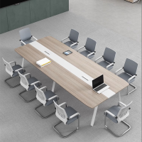 中意贝田 BT-BG57 办公会议桌长桌现代简约小型会议室桌椅组合长条桌子大型会客桌