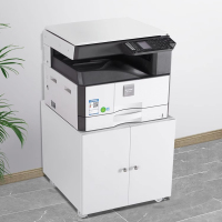 中意贝田 BT-DYG89 打印机柜子落地复印机工作台放置柜移动矮柜带轮打印机底座储物柜