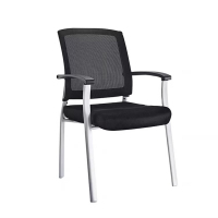 中意贝田 BT-BGY66 会议椅金属四脚加厚网布办公椅电脑椅简约职员靠背椅