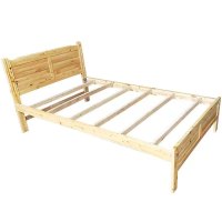 中意贝田 BT-MC 实木床出租房床经济型卧室家具1.2米带棕垫