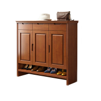 中意贝田 BT-XG45 鞋柜储物柜中式简约三门鞋柜