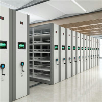 中意贝田BTMJ02智能移动档案柜电脑控制轨道文件柜遥控钢制密集柜/每立方