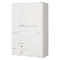 中意贝田XJ-LM1钢制衣柜家用卧室简易出租房经济简约组合衣柜-3门柜(带双抽) 1200*500*1950mm