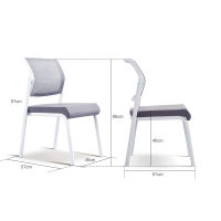 中意贝田 BTBGY0303电脑椅家用办公椅靠背舒适久坐职员座椅 1把