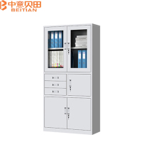 中意贝田 BT-G003 850*390*1800 办公室文件柜铁皮档案偏三内保文件柜 HJ
