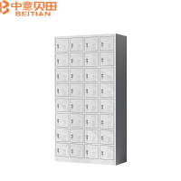 中意贝田 BT-G027 950*350*1800mm 办公室文件柜员工更衣收纳储物32门更衣柜 HJ