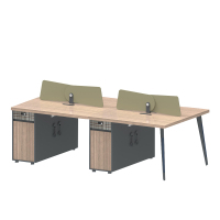 中意贝田BT-B003 2.4米简约办公家具职员桌办公室屏风工位办公桌 HJ