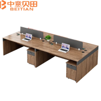 中意贝田 BT-Z392 2400*1200*750mm 办公桌职员财务室办公室工位电脑桌 HJ
