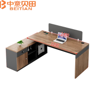 中意贝田 BT-Z393 1400*1200*750mm 办公桌职员财务室办公室工位电脑桌 HJ