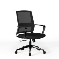 中意贝田 BT-Y3007公椅会议室座椅职员电脑椅办公桌椅人体工学椅员工转椅简约现代椅子 600*610*920mmHJ